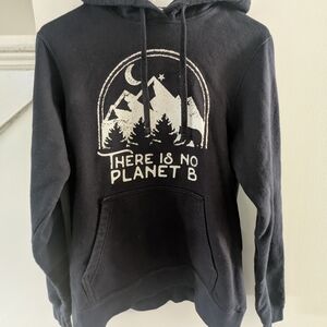 Black Graphic Hoodie